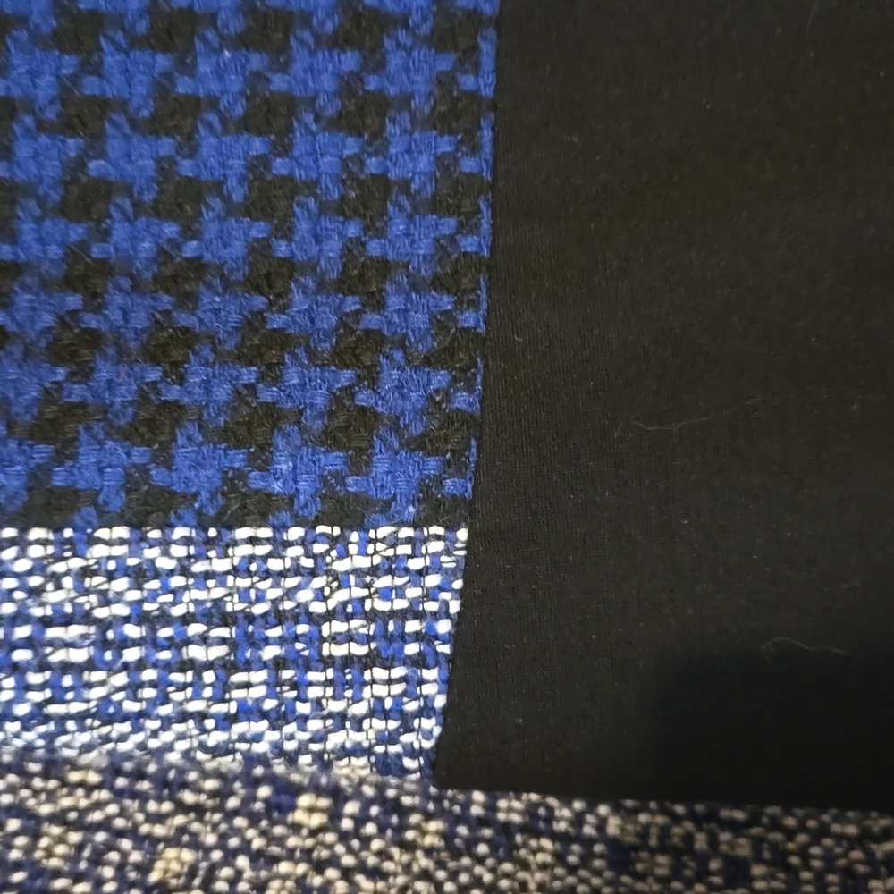 Mixed pattern wool blend jacket - Picture 4 of 8